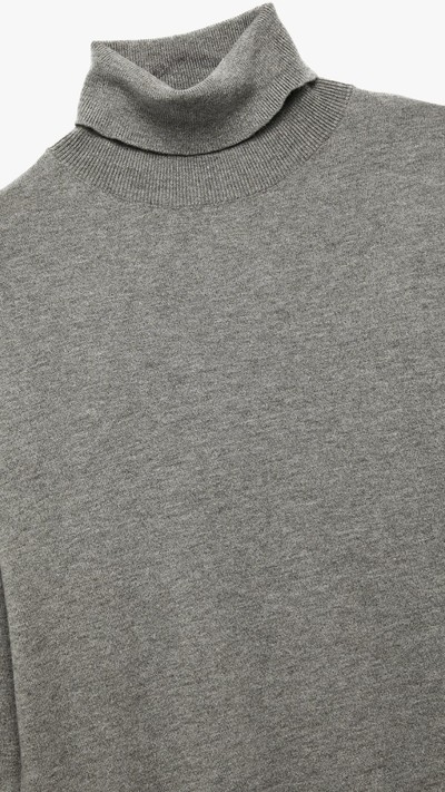 Viskon Karışımlı Uzun Kollu Basic Boğazlı Triko Kazak