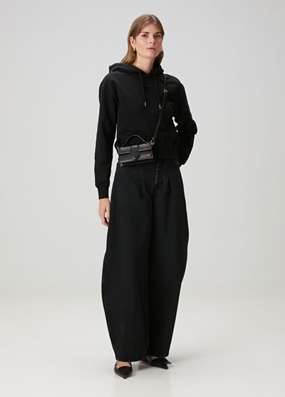 Le Bambino Siyah Kadın Deri Çanta