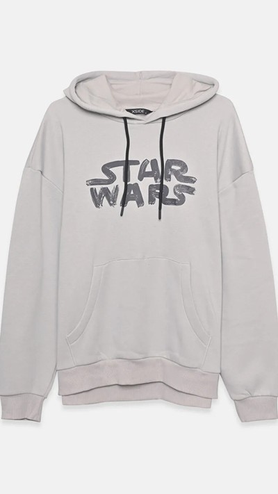 Hooded Long Sleeve Printed Men's Sweatshirt