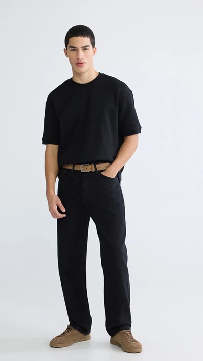 Man Black T-shirt