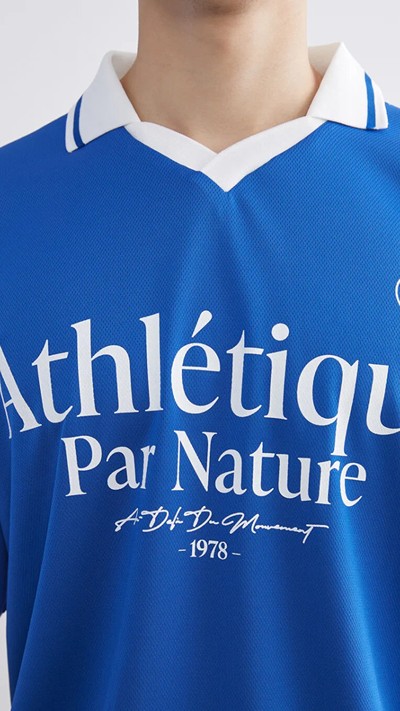 Polo Neck Printed Men's T-shirt