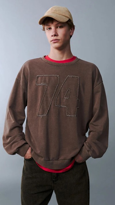 Crew Neck Boys' Sweatshirt