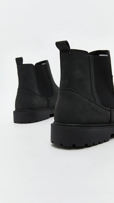 Faux Suede Men's Boots