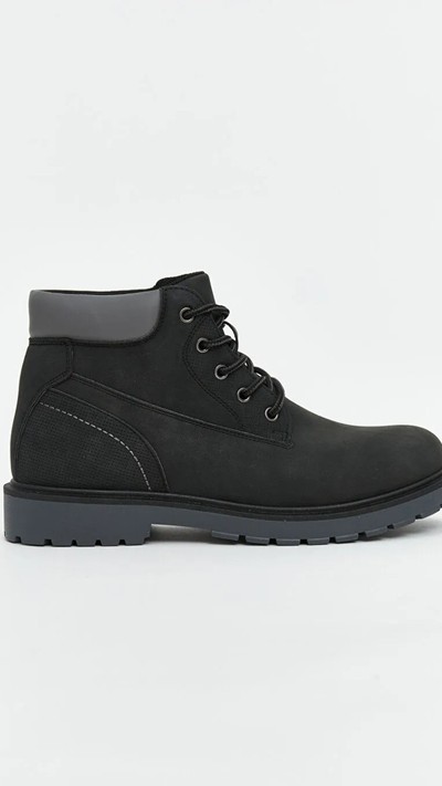 Faux Suede Men's Boots