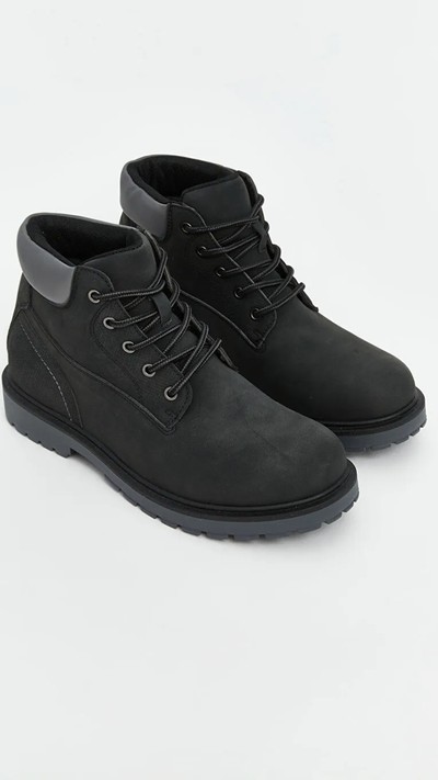 Faux Suede Men's Boots