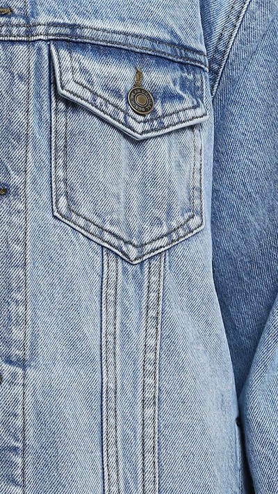 Collared Neck Women's Denim Jacket