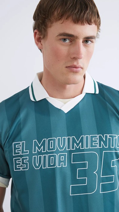 Polo Neck Printed Men's T-shirt