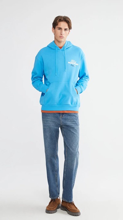 Long Sleeve Printed Men's Hoodie