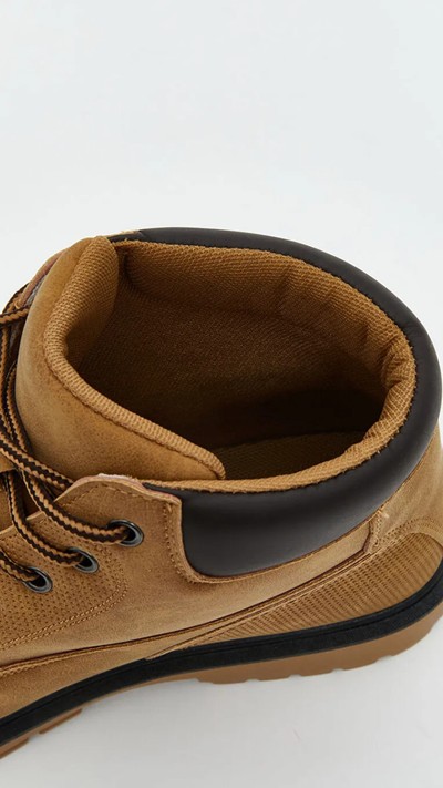 Faux Suede Men's Boots