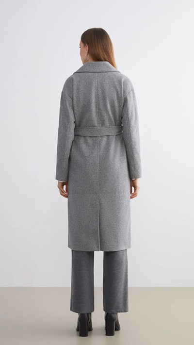 Jacket Collar Women's Cachet Overcoat