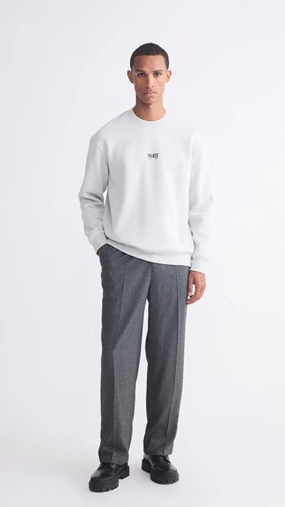 Crew Neck Men's Thick Sweatshirt