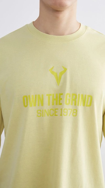 Crew Neck Printed Men's Sports T-shirt