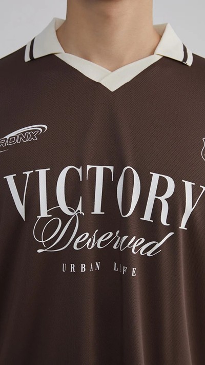 Polo Neck Printed Men's T-shirt