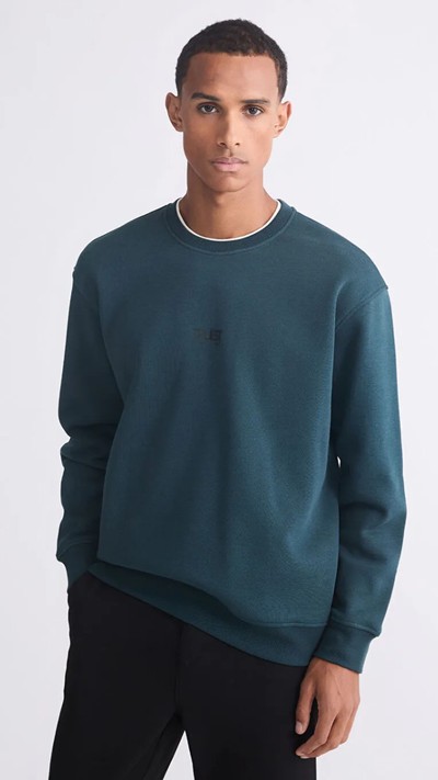 Crew Neck Men's Thick Sweatshirt