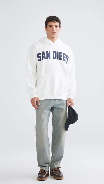 Long Sleeve Printed Men's Hoodie