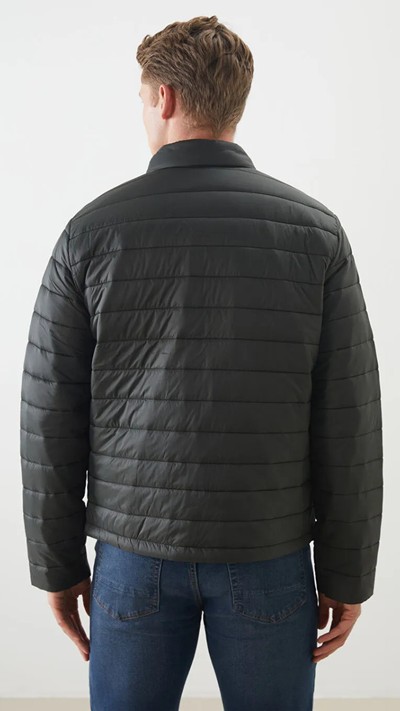 Standard Fit Funnel Neck Men's Puffer Coat
